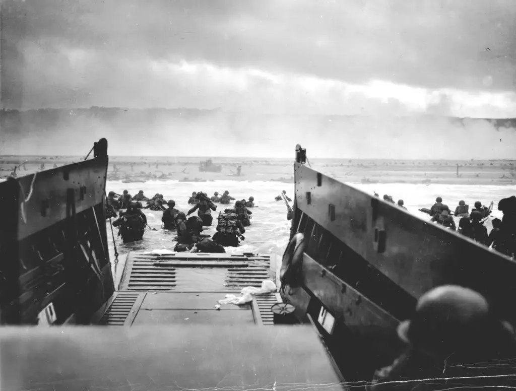 D-Day strandok Omaha Beach