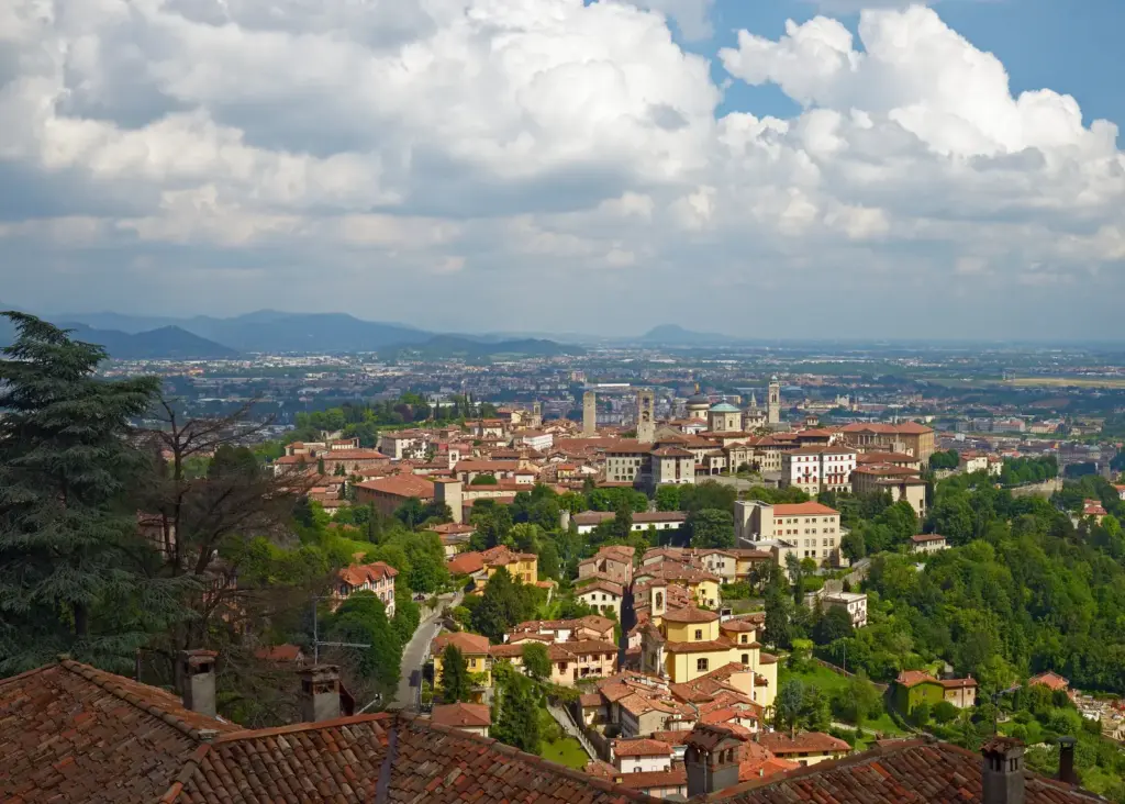 Bergamo – felső- és alsóváros