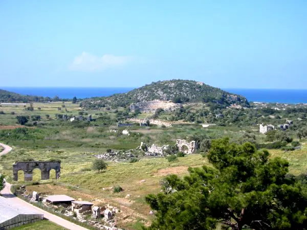 Patara antik strand és rom