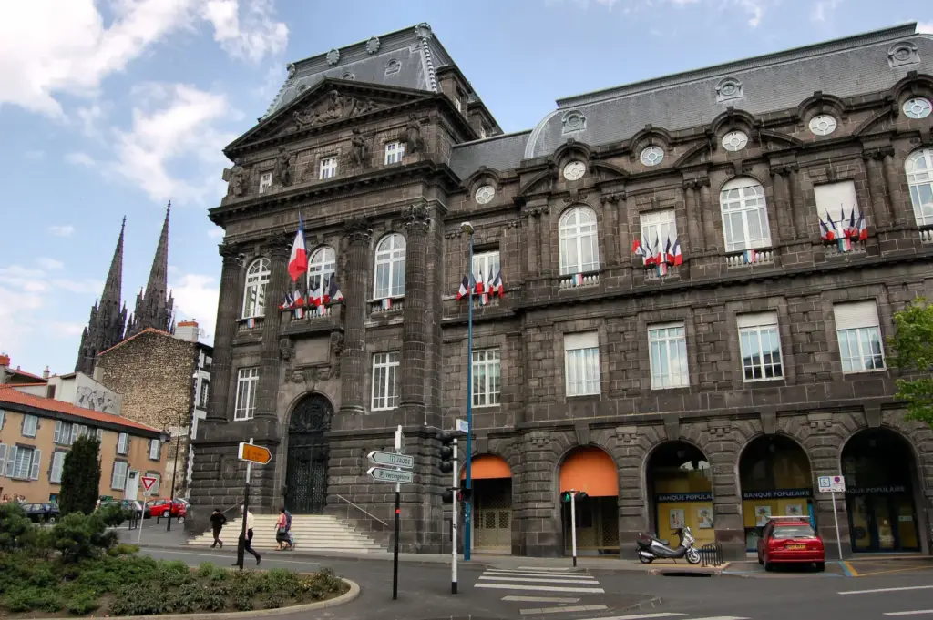 Puy de Dôme kialudt vulkáncsúcs