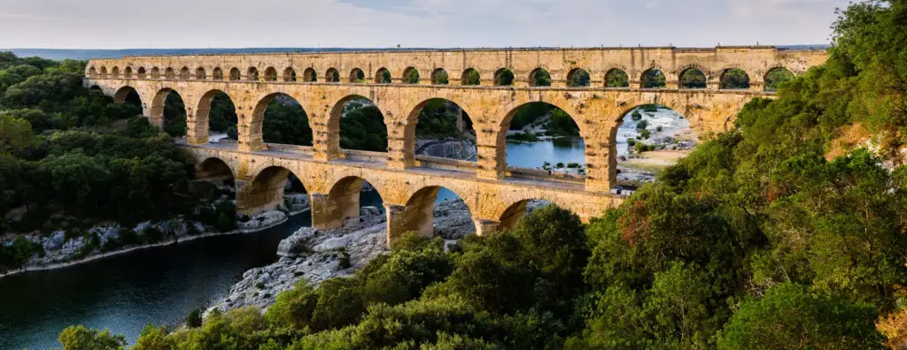 Pont du Gard római vízvezeték