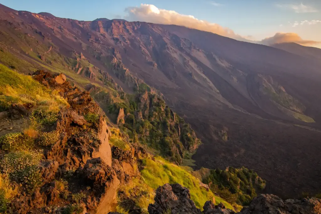 Etna vulkán (Europa legmagasabb aktív vulkánja)