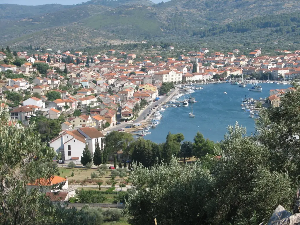 Vela Luka öböl