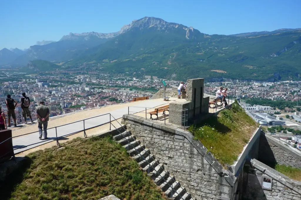 Grenoble Bastille erőd libegővel