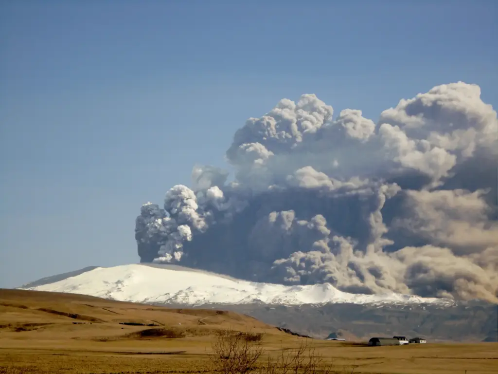 Eyjafjallajökull vulkán