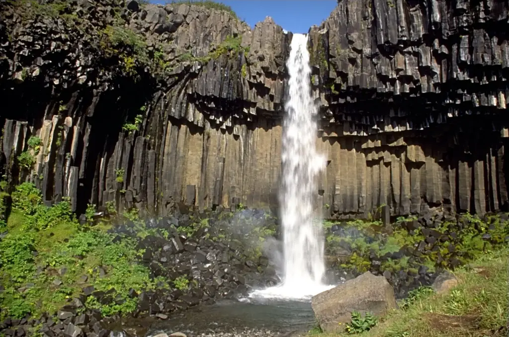 Svartifoss vízesés
