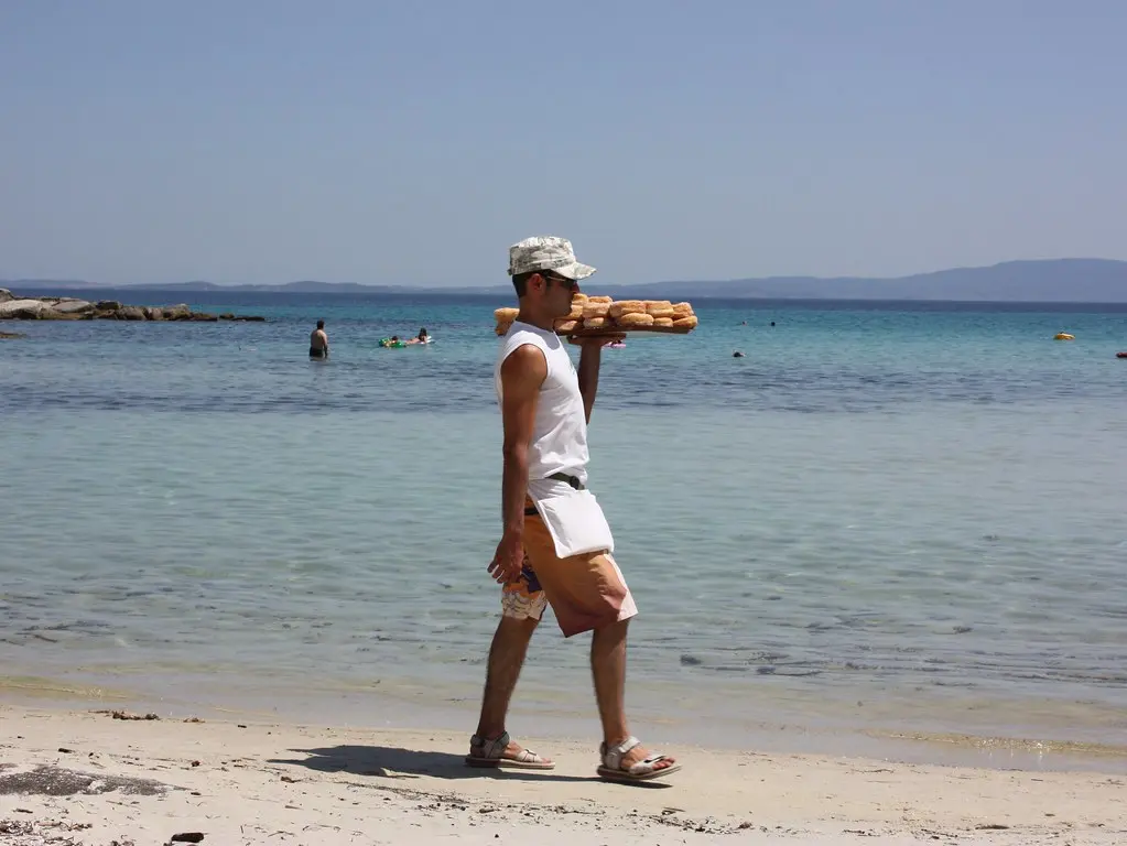 Halkidiki félsziget strandok