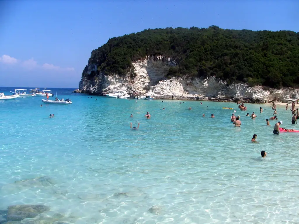 Antipaxos – kristálytiszta strand (Voutoumi, Vrika)