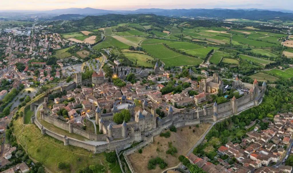 Carcassonne középkori erőd